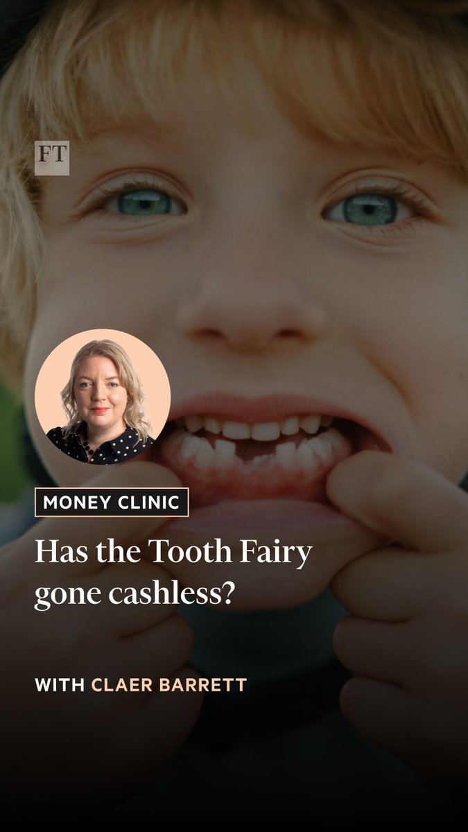 Putting a milk tooth under your pillow and waking up to find it replaced by a coin has been an early money lesson for generations of children. Yet even the tooth fairy is not immune to the effects of inflation or the cashless society