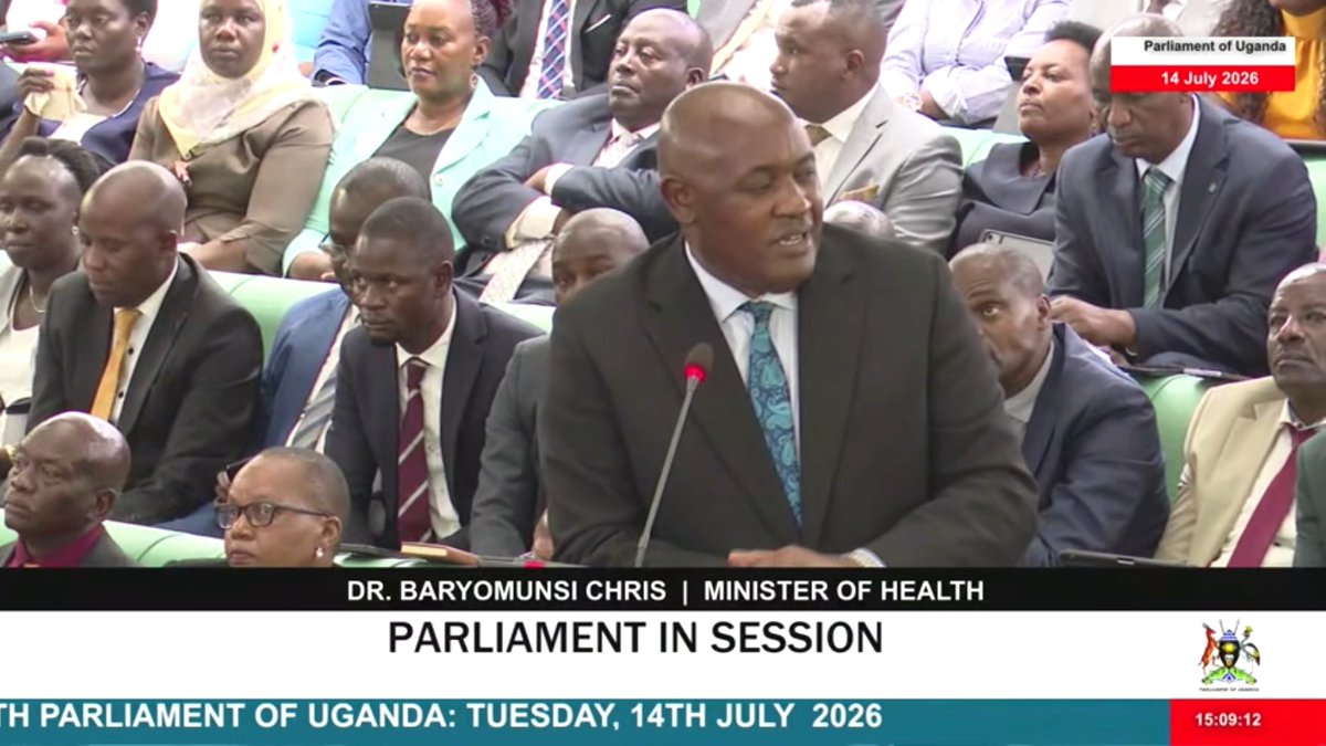 #VIDEO: Health Minister, Hon. DR. CHRIS BARYOMUNSI says he is drafting a cabinet paper to review the policy that scrapped medical interns' allowances. He was responding to a reminder from Hon. Hon. Andrew Kiiza Kaluya on the unresolved matter of medical interns. #PlenaryUg