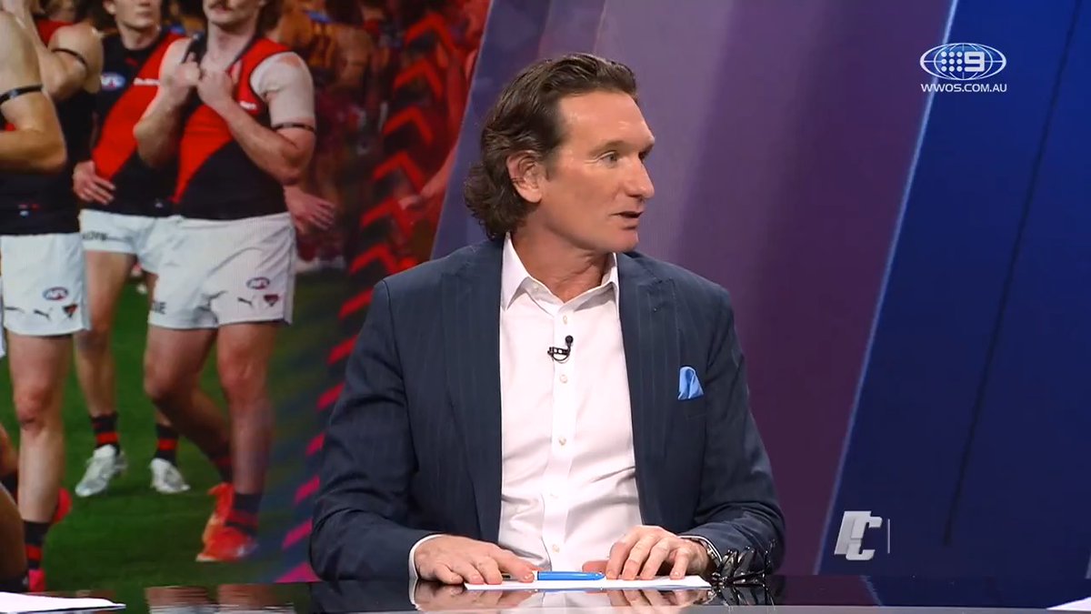 "I'm all in on the Essendon job." James Hird speaks after his meeting with the Bombers, saying he will not be commenting further until the process has run its course. #9FootyClassified | Watch on 9 & 9Now 🖥️