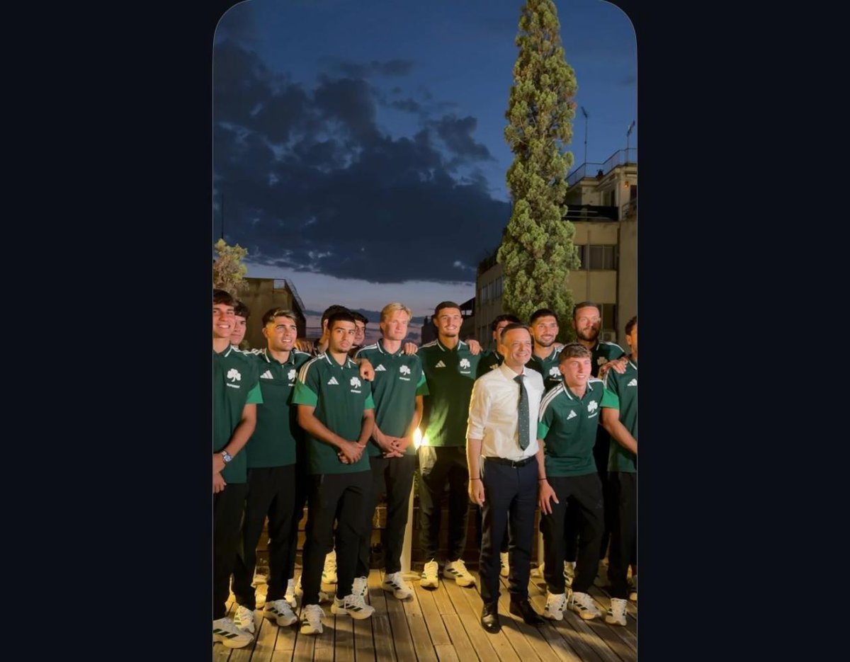 Παναθηναϊκός και Αθήνα ένα!☘️ Εύχομαι η νέα φανέλα να φέρει μια χρονιά γεμάτη επιτυχίες και σύντομα ο Παναθηναϊκός να τη φορέσει στο νέο του σπίτι.