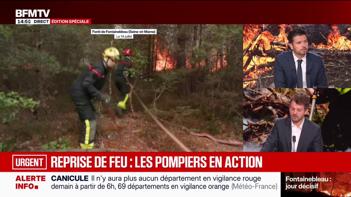 Incendies de Fontainebleau: que sait-on des gardes à vue des deux suspects?