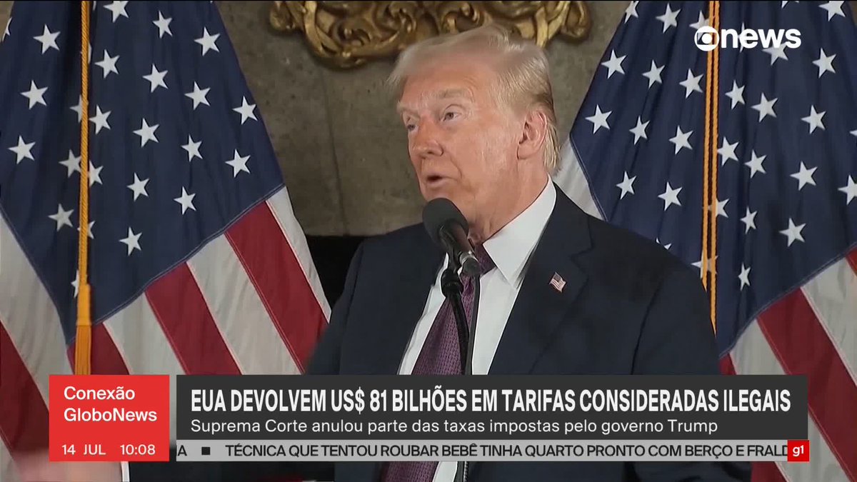 Após decisão da Suprema Corte, EUA devolvem US$81 bilhões em tarifas consideradas ilegais. O valor fazia parte de taxas impostas no governo de Donald Trump. ➡️Assista à #GloboNews: #conexãoglobonews #tarifas #EUA #DonaldTrump
