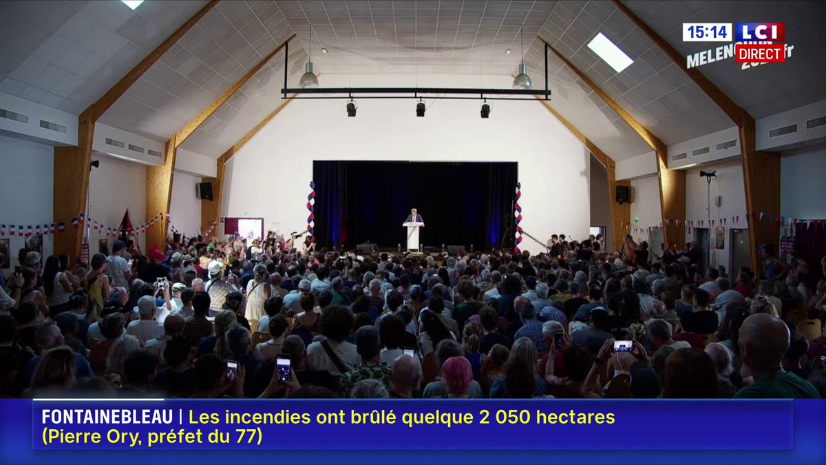 🗣️ "Notre pays, d'une manière ou d'une autre, arrive à une de ses croisées de chemins que souvent il rencontre dans son histoire" : Jean-Luc Mélenchon