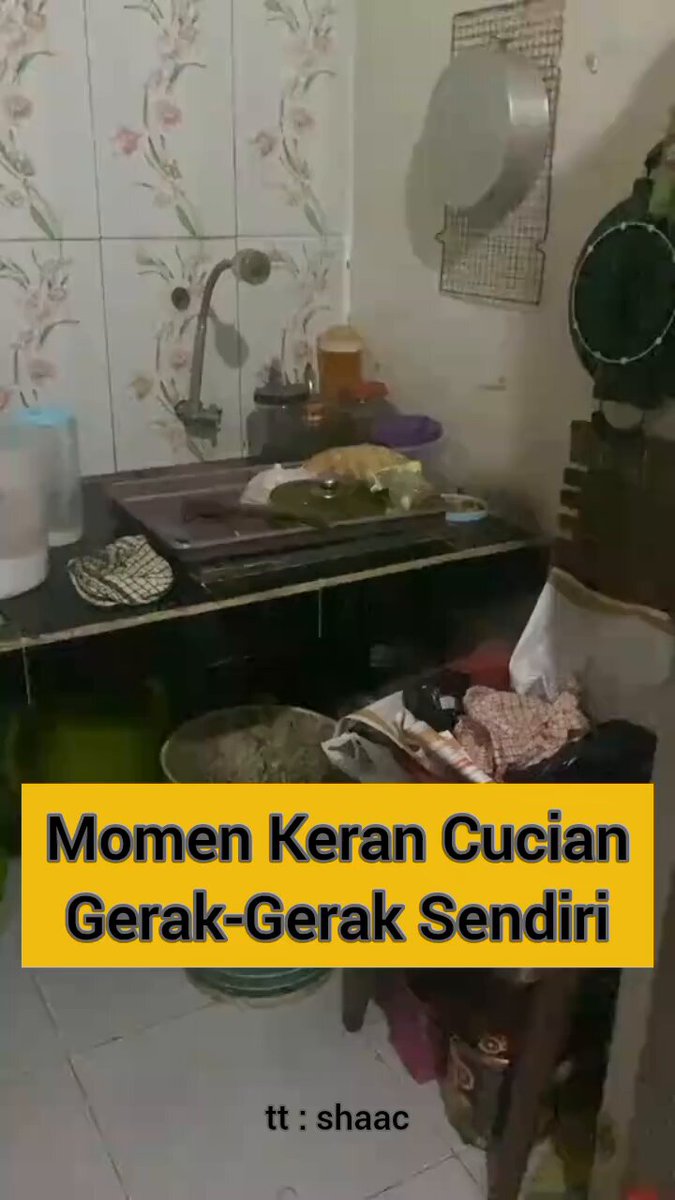 Positif thinking aja mungkin yang gerakin hantu😌