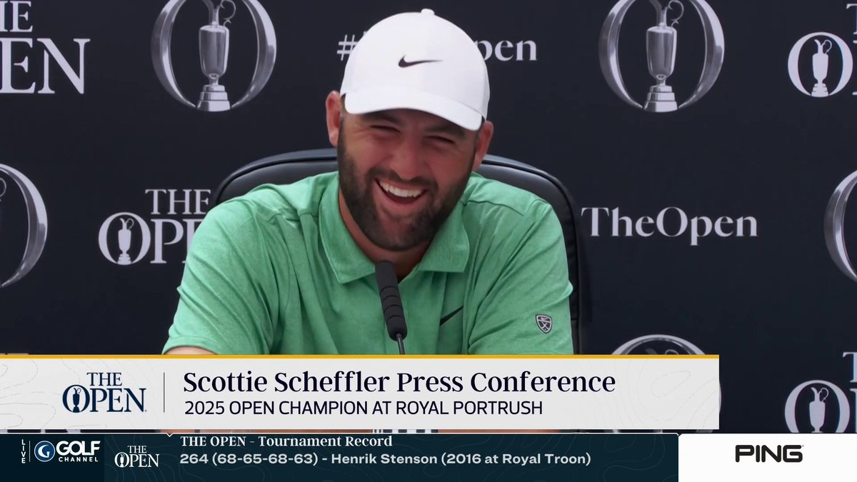 Scottie's quotes at The Open just keep getting better 😂