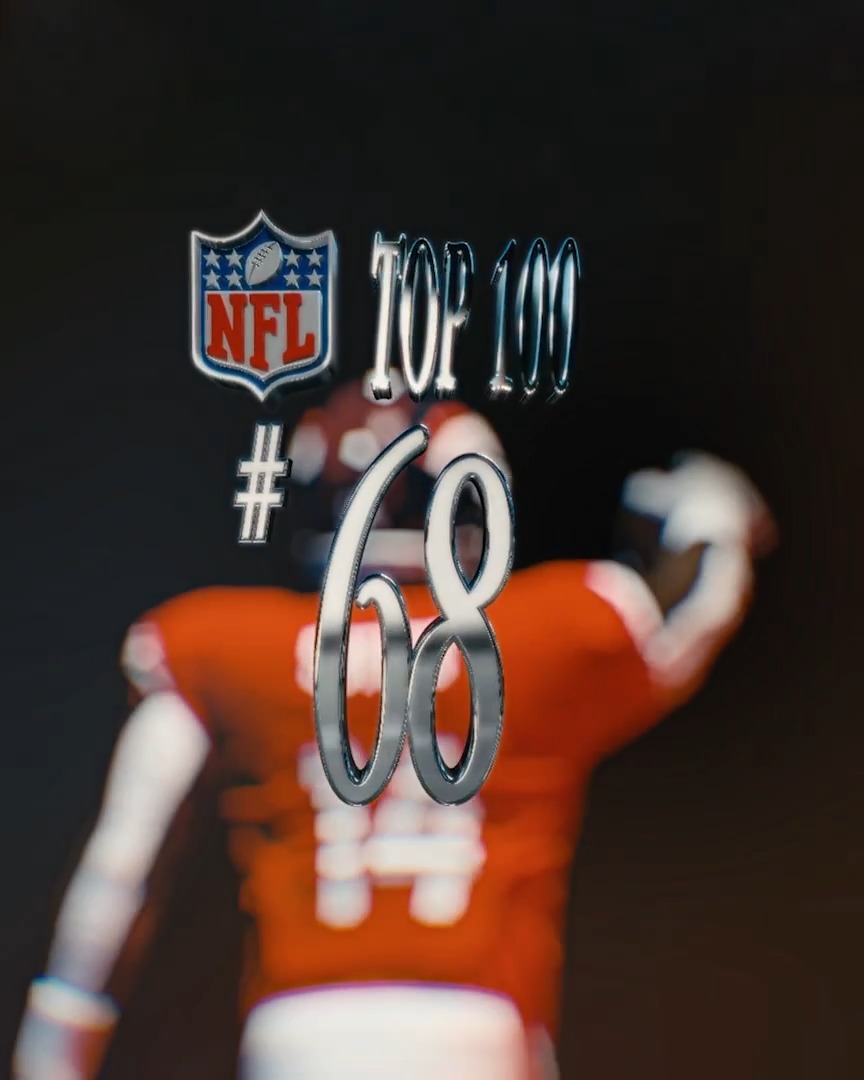 Making his #NFLTop100 debut 👏