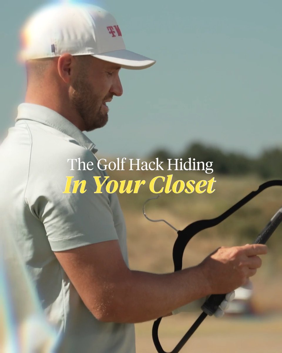 Wyndham Clark has been using a coat hanger as a training aid this week, and there's a good reason why. LKD explains 👇