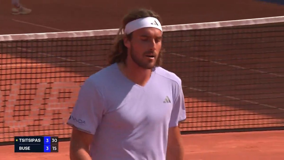 A real touch of class. EFG Swiss Open Gstaad | #SwissOpenGstaad | Stefanos Tsitsipas