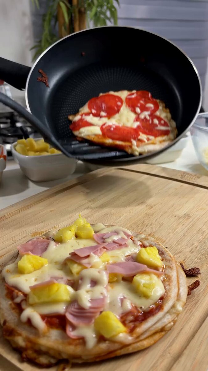 Estan muy solicitadas últimamente por lo faciles de hacer. Mini pizzas en Sartén 🍳 👩‍🍳cocinafamiliar_recetas