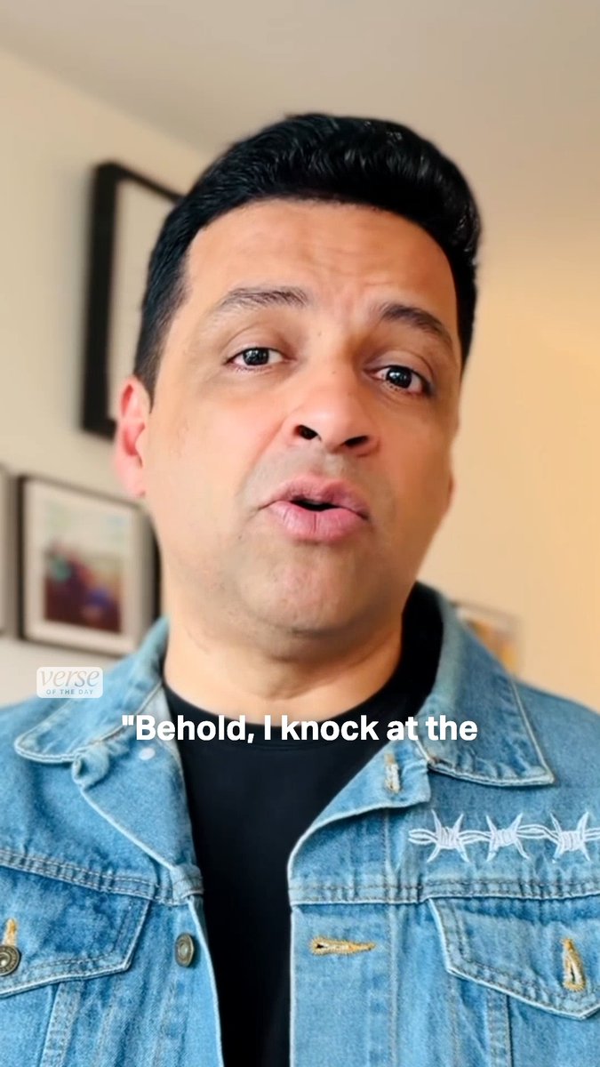 "Here I am! I stand at the door and knock. If anyone hears my voice and opens the door, I will come in and eat with that person, and they with me." — Revelation 3:20 NIV Catch the full video in the Bible App today!