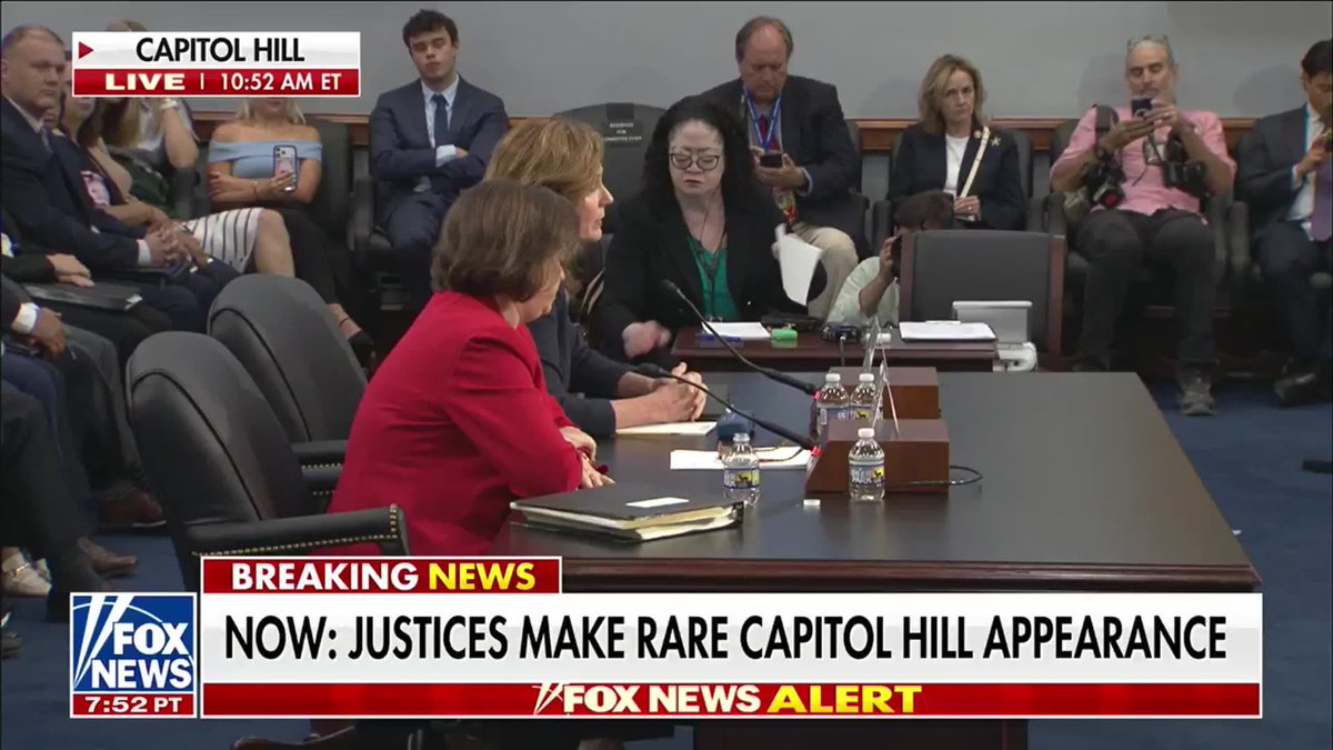 NOW: Supreme Court Justice Amy Coney Barrett defends the high court's ethics rules, emphasizing that justices face strict limitations and mandatory disclosure laws when it comes to accepting gifts. Barrett noted that the court follows Judicial Conference guidelines, pointing out that justices are banned from accepting gifts from active litigants and must publicly report any received gifts exceeding statutory limits.