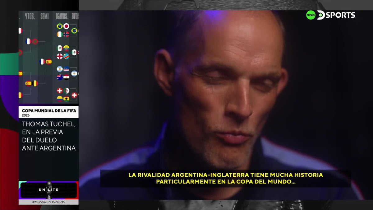 ⚠️🏴󠁧󠁢󠁥󠁮󠁧󠁿🇦🇷 Thomas Tuchel, sobre la historia que rodea el Argentina-Inglaterra: "Para nosotros, no creo que sea importante evocar la historia, porque NO TIENE NADA QUE VER CON NOSOTROS y no nos va a ayudar. Sabemos que la historia es una parte muy importante de la cultura argentina, y que LES DA UN IMPULSO EXTRA, lo cual es comprensible, pero no nos ayuda. Venimos a jugar un partido de fútbol. Espero un encuentro intenso y cargado de emociones, y considerando el estilo de ambos equipos y lo que está en juego, ME SORPRENDERÍA SI FUERA UN PARTIDO TRANQUILO. Habrá altibajos en el desarrollo del encuentro y momentos en los que cambie el impulso, y será como un viaje lleno de subidas y bajadas. Eso es lo que esperamos, y eso es para lo que estamos preparados. Estamos felices de enfrentar este desafío, y lucharemos con todo lo que tenemos."