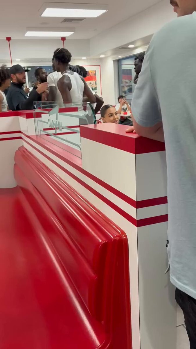 Huge Brawl broke out while Camped out inside a In N Out during Monsoon Storm in Arizona 😳
