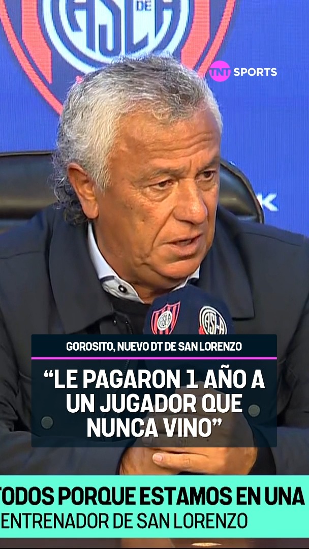 "QUE PAGUE EL QUE TENGA QUE PAGAR" 🔥 🔥 Néstor Gorosito y una conferencia de prensa sin pelos en la lengua tras su presentación como entrenador de San Lorenzo de Almagro. 🗣️ "Acá NECESITAMOS HOMBRES, no es momento de apuestas. Primera marca no se puede, pero segunda o tercera sí. LOS QUE QUIERAN A SAN LORENZO, QUE VENGAN A AYUDAR. Me cuentan que acá le pagaron un año a un jugador que nunca vino. Es una locura, una vergüenza", expresó 'Pipo'.