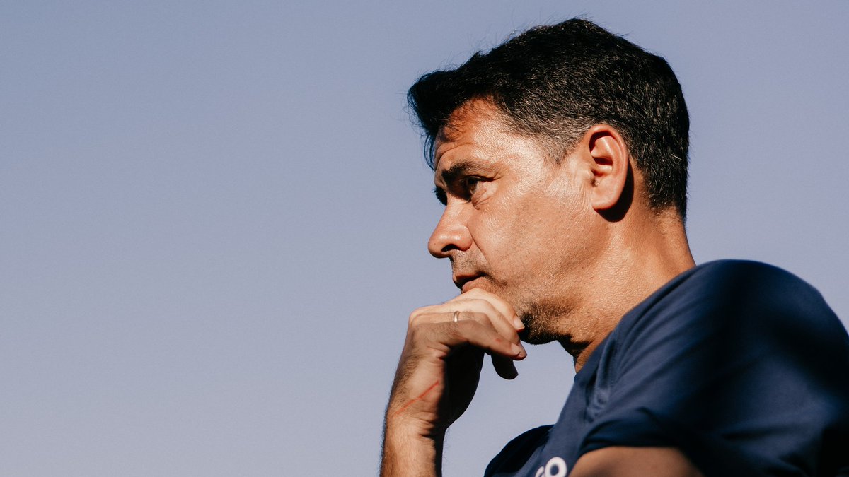 Míchel Sánchez in pre-season action 👁️