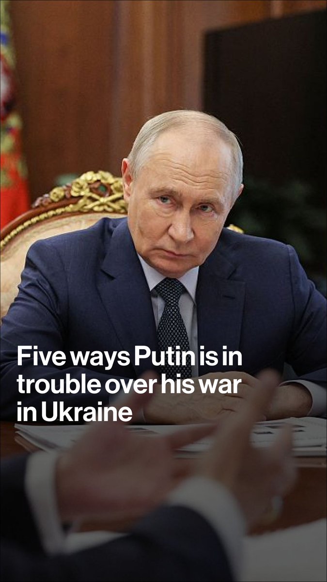 Vladimir Putin is facing mounting pressures from the war he started in Ukraine Tony Halpin explains five ways the Russian president is in trouble