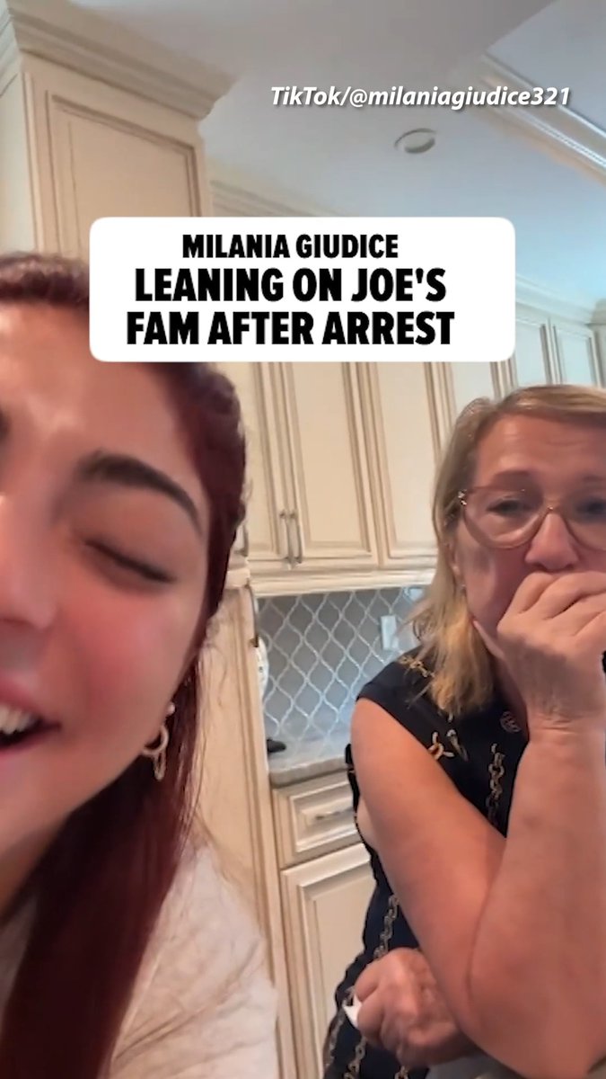 Milania Giudice hangs with Joe's family after assault arrest. 🎥: TikTok/milaniagiudice321
