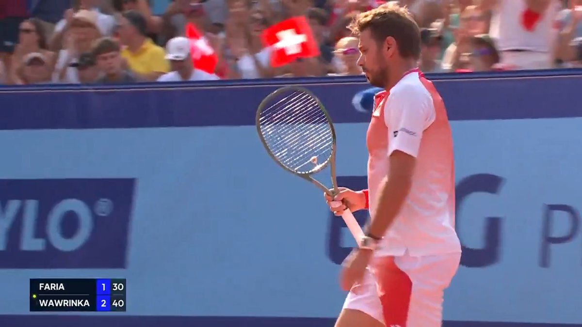 The Wawrinka backhand is something else 😍 EFG Swiss Open Gstaad | #SwissOpenGstaad | Stanislas Wawrinka