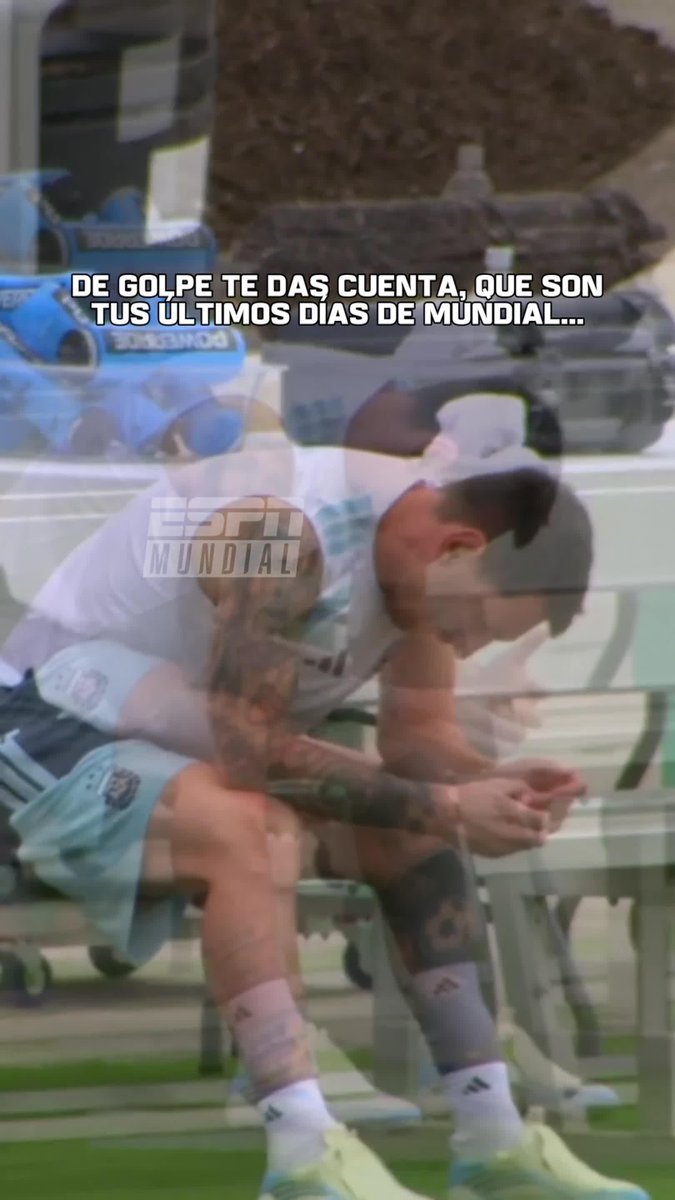 De golpe, te das cuentas que estás viviendo tus últimos días en una Copa del Mundo. Solo queda DISFRUTAR cada instante... 🎬 #ESPNMundial 📺 Mirá los mejores partidos de la #FIFAWorldCup por ESPN, en el Plan Premium de #DisneyPlus