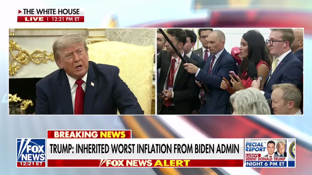 JUST IN: President Trump teases his "very big announcement" that's set to be made to the nation on Thursday night. "It's really big news. It's really, really big news. And our country has to shape up. But that's what we're going to be talking about Thursday... it doesn't get bigger, because without free and fair elections, you don't have a country."