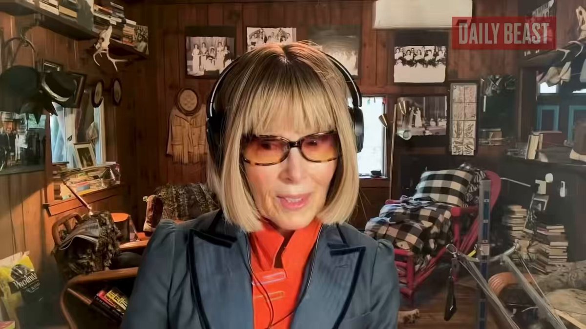 E. Jean Carroll on Donald Trump: "I don't understand how people can be afraid of a fat elderly man who wears apricot makeup, his hair done up like Tippi Hedren in The Birds and sits in a court room and moans and groans and complains”