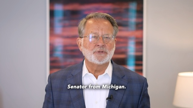 I’m ready to carry the torch. Thank you Gary Peters for your support.