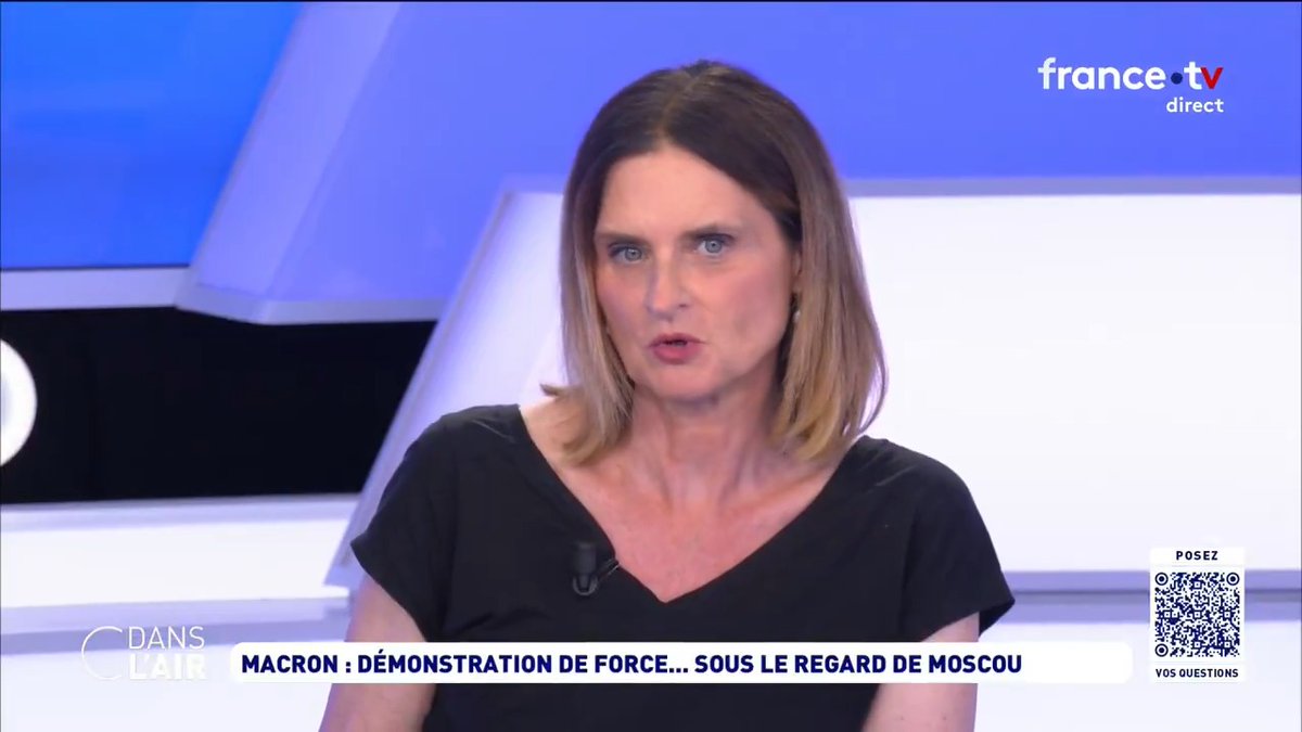 "Il ne faut pas oublier que si Marine Le Pen rentre à l'Élysée l'an prochain, ça sera imputé à Emmanuel Macron (…) Je suis convaincue que les 35 % du RN dans les sondages, c'est l'expression du ras-le-bol des Français vis-à-vis de l'ensemble du personnel politique." Nathalie Mauret
