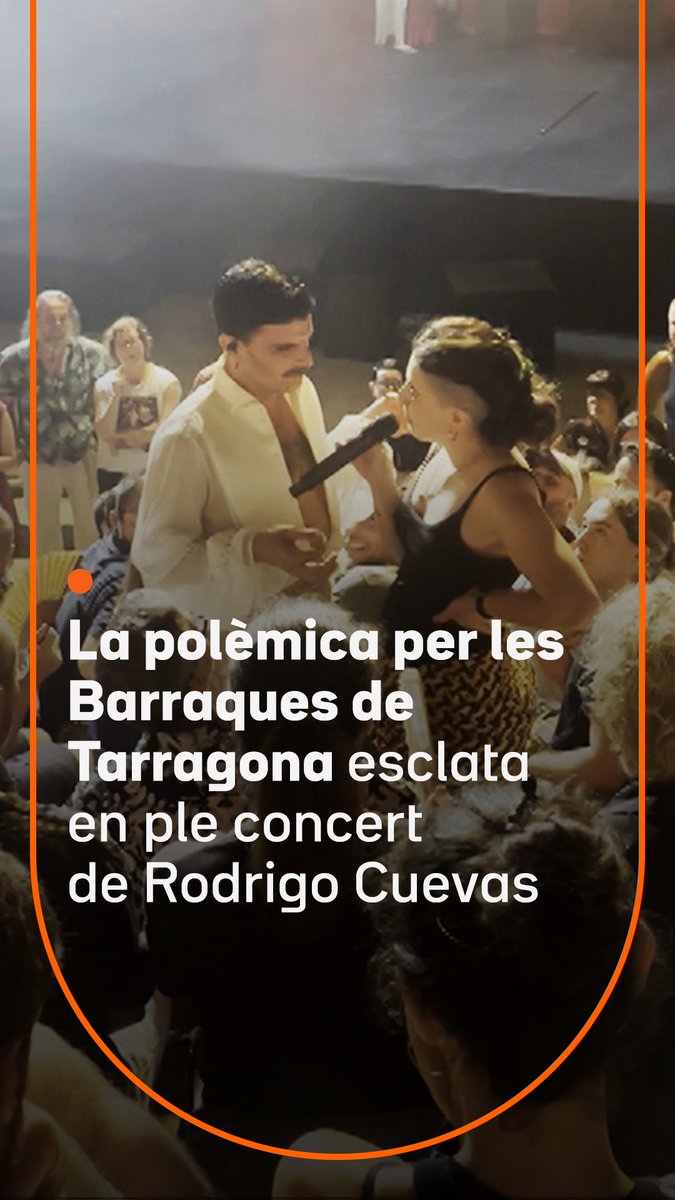 La polèmica per les Barraques de Tarragona esclata en ple concert de Rodrigo Cuevas. Durant l'espectacle, l'organització de la festa ha denunciat que l'Ajuntament els vol fer canviar d'espai. El consistori argumenta que el destinarà a altres entitats