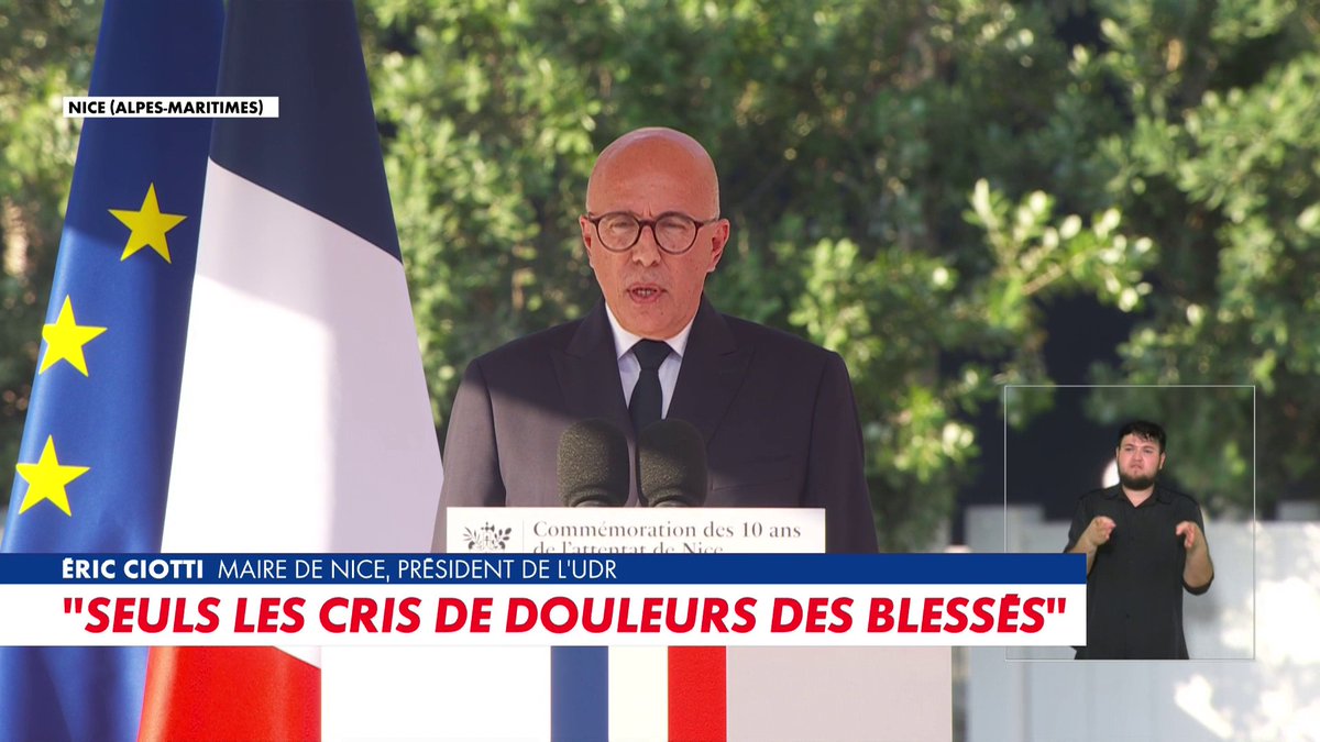 «La plaie ouverte ne se refermera jamais», déclare Eric Ciotti, maire de Nice, dans #HDPros2 Toute l'info est à retrouver sur
