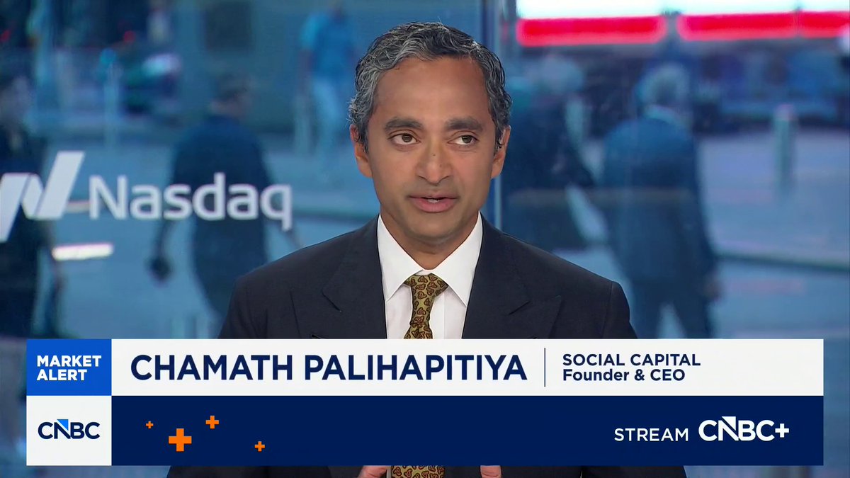 "I think you're starting to see a little bit of the wheels come off," says Chamath Palihapitiya of AI spending & profits.