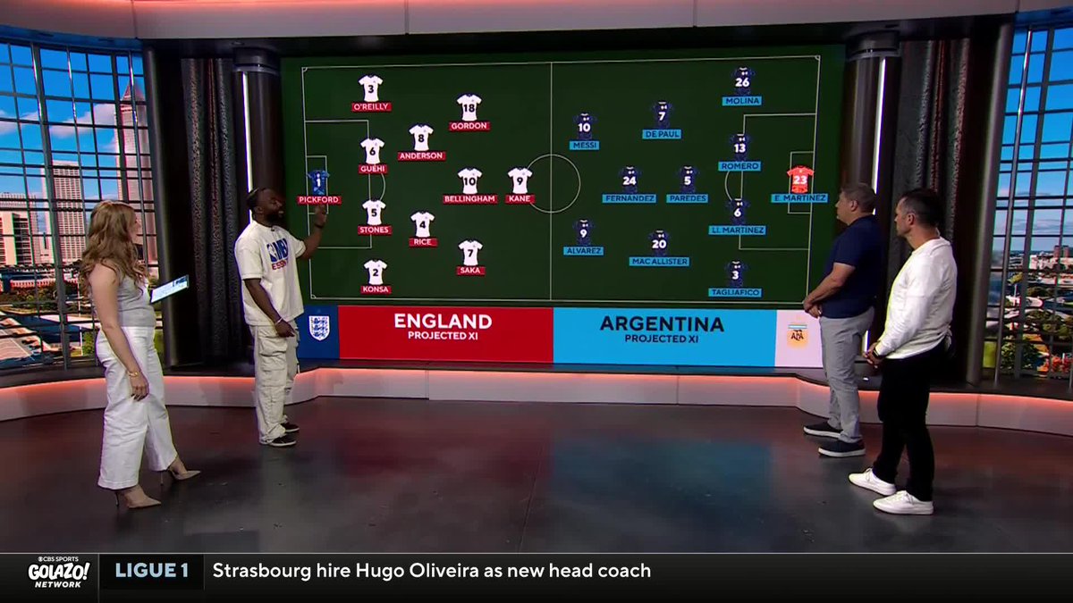 "Minus the goalkeeper, England should be looking at this team and feeling like we're better than everybody, minus Lionel Messi." JayDee Dyer, Tony Meola and Benny Feilhaber compare the England and Argentina predicted XI's ahead of their World Cup semifinal clash ⚽