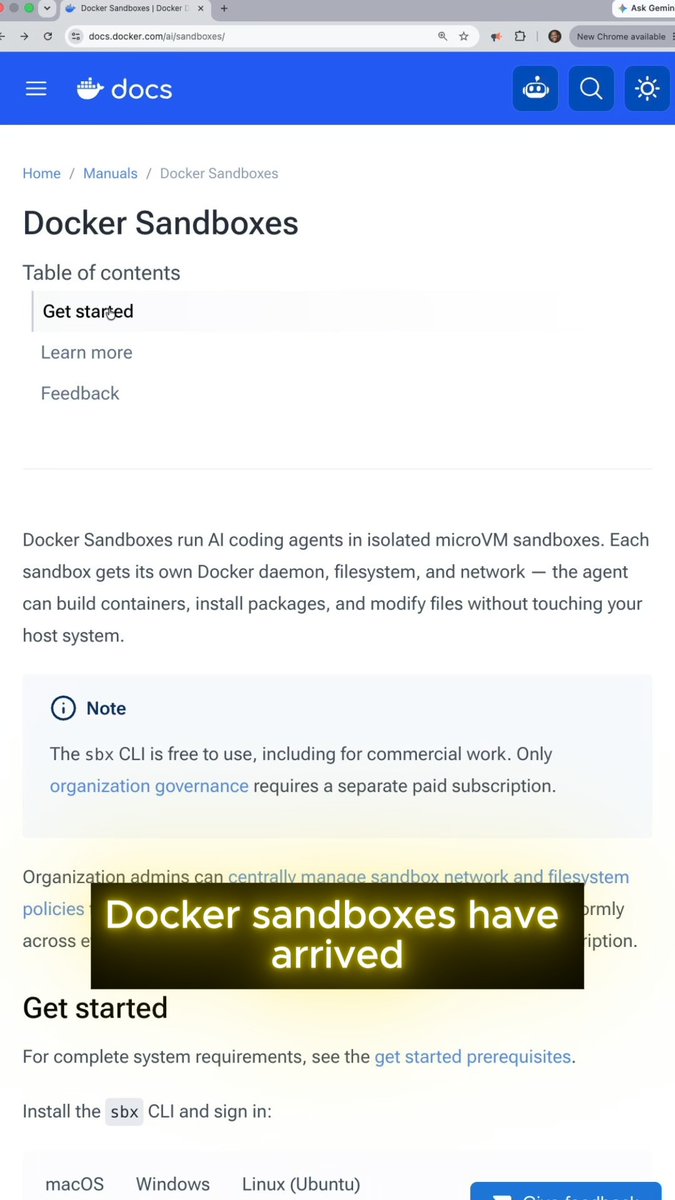 Curious about Docker Sandboxes but not sure where to start? Reynald Adolphe walks through the complete setup using NanoClaw - covering Sandbox creation, Claude Code, secure credentials, and the isolation model behind safer agents. Watch →