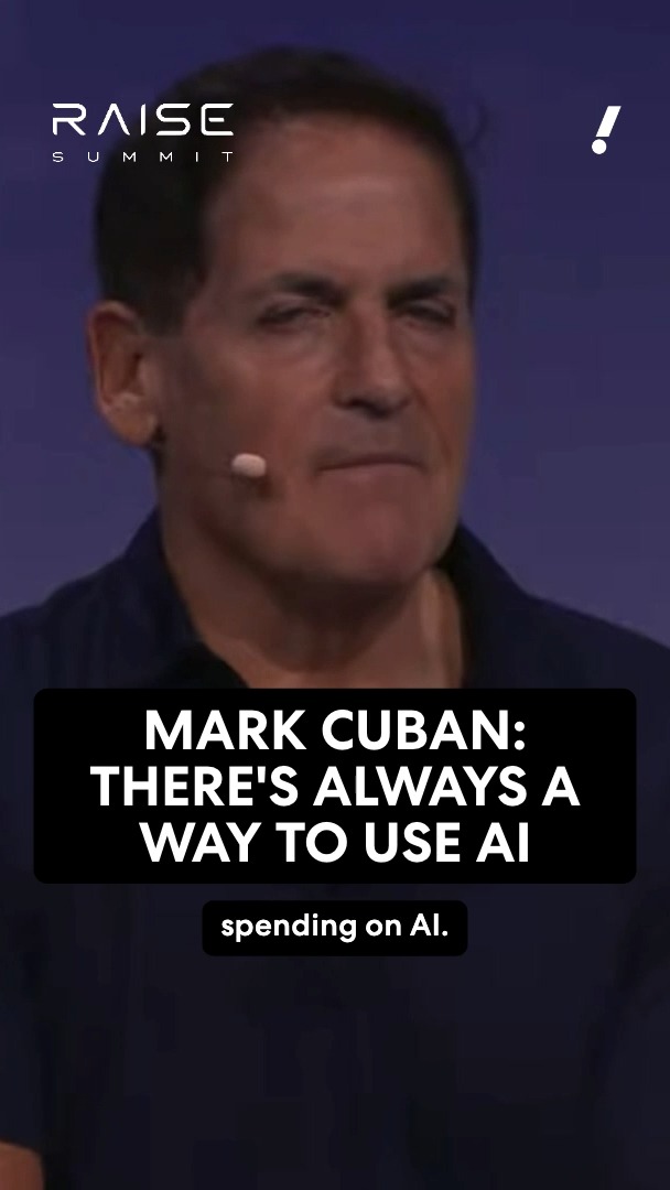 .Mark Cuban says, "We're hearing more and more, particularly for larger companies, being afraid of how much they're spending on tokens and how much they're spending on AI. There's always a way that you can use it." The billionaire sat down with the Lovable CEO & co-founder at the 2026 Raise Summit.