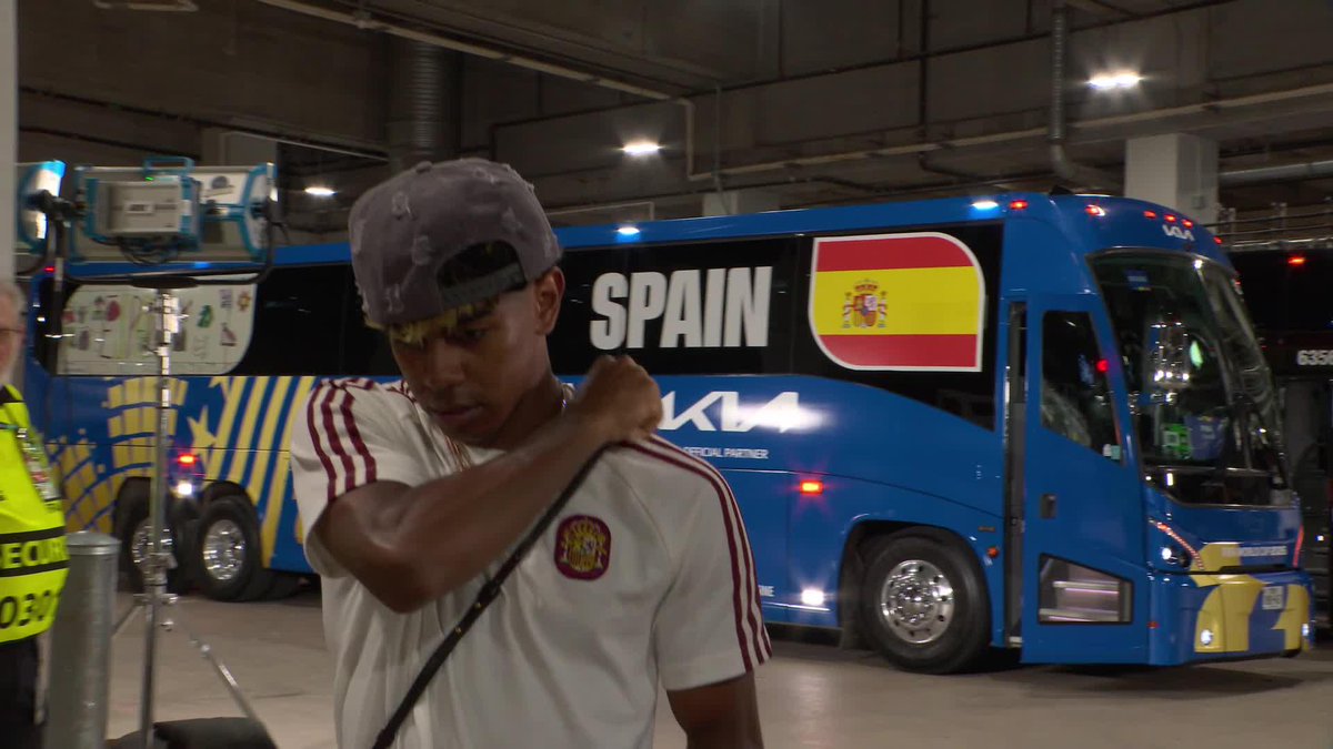 La llegada de Lamine Yamal al Dallas Stadium para el Francia - España 🔥🔥🔥 #DAZNMundial #FIFAWorldCup