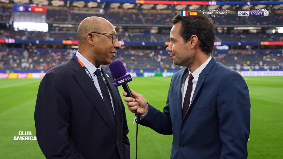 🏆🌎 #ClubAmerica 🇫🇷🇪🇸 Philippe Diallo, président de la FFF : "Il y a une grande sérénité, on a des joueurs qui ont l'habitude des grands rendez-vous" #beINFWC2026