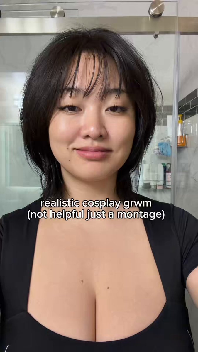 a long Shinku grwm video 😀 proof my shirt buttons actually do pop open on their own