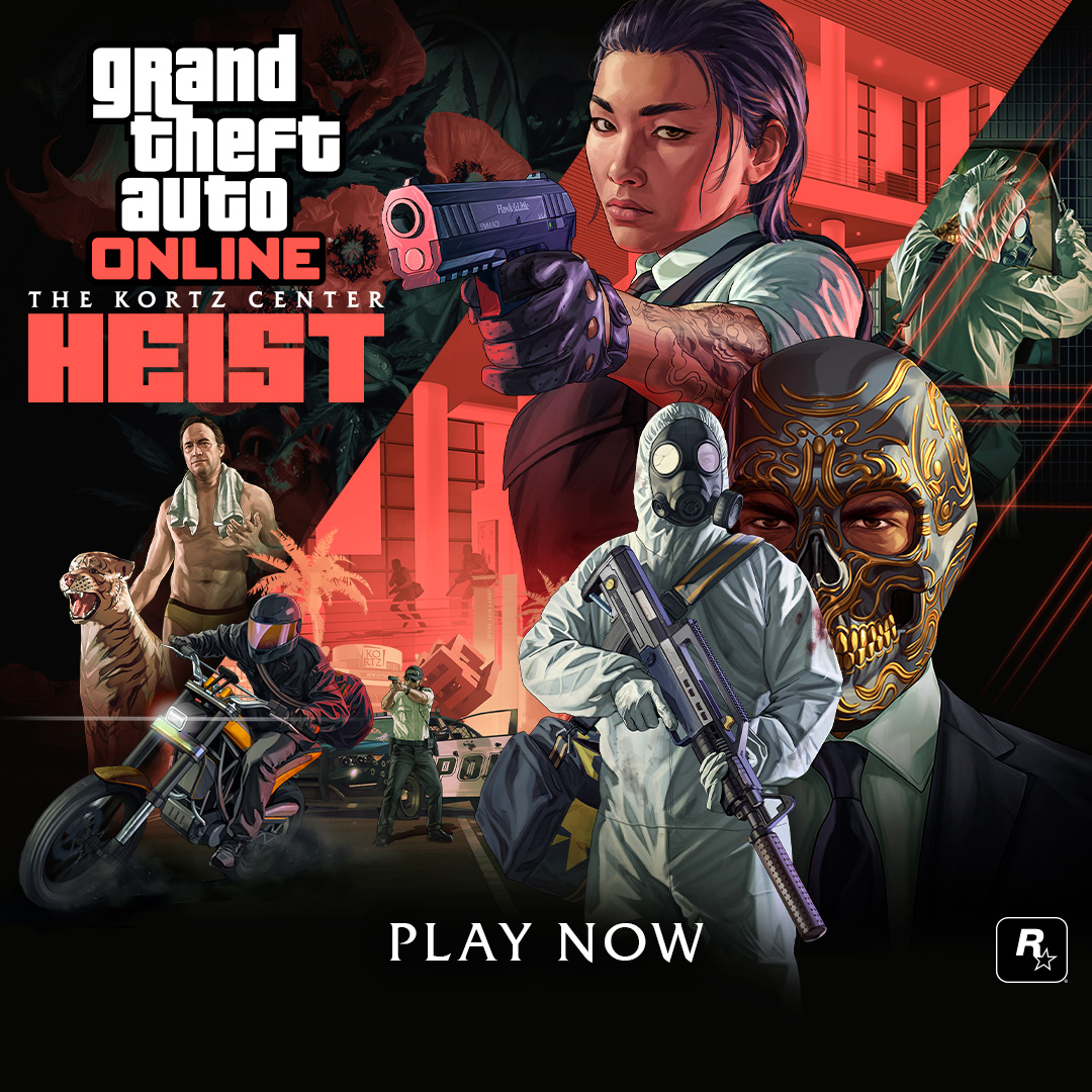 Break into the art world by knocking over high society's cultural epicenter and making off with lucrative treasures from its latest exhibition in GTA Online: The Kortz Center Heist.