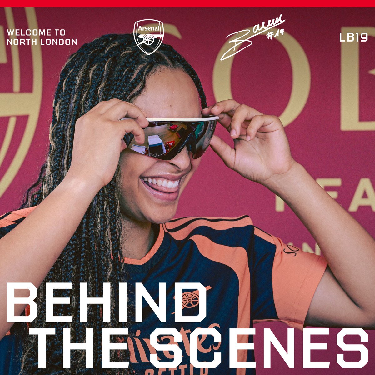 New surroundings 🏡 A behind-the-scenes look at Lisa’s first day as a Gunner 🎥