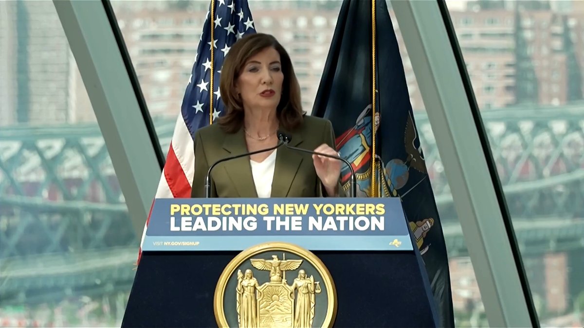 New York becomes the first state to impose a data-center moratorium. 'The bottom line is: Progress shouldn't arrive with a higher utility bill, depleted water supplies, or noise pollution,' New York Governor Kathy Hochul said