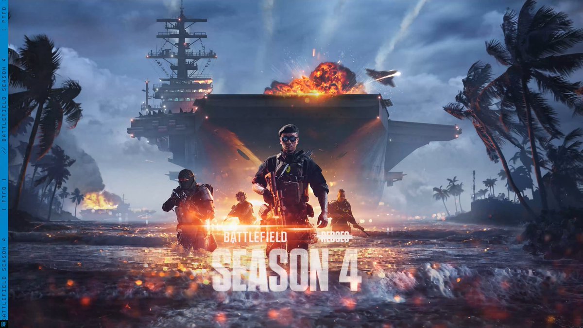 The next battle begins at the shore. Season 4 is 7 days out ⚓