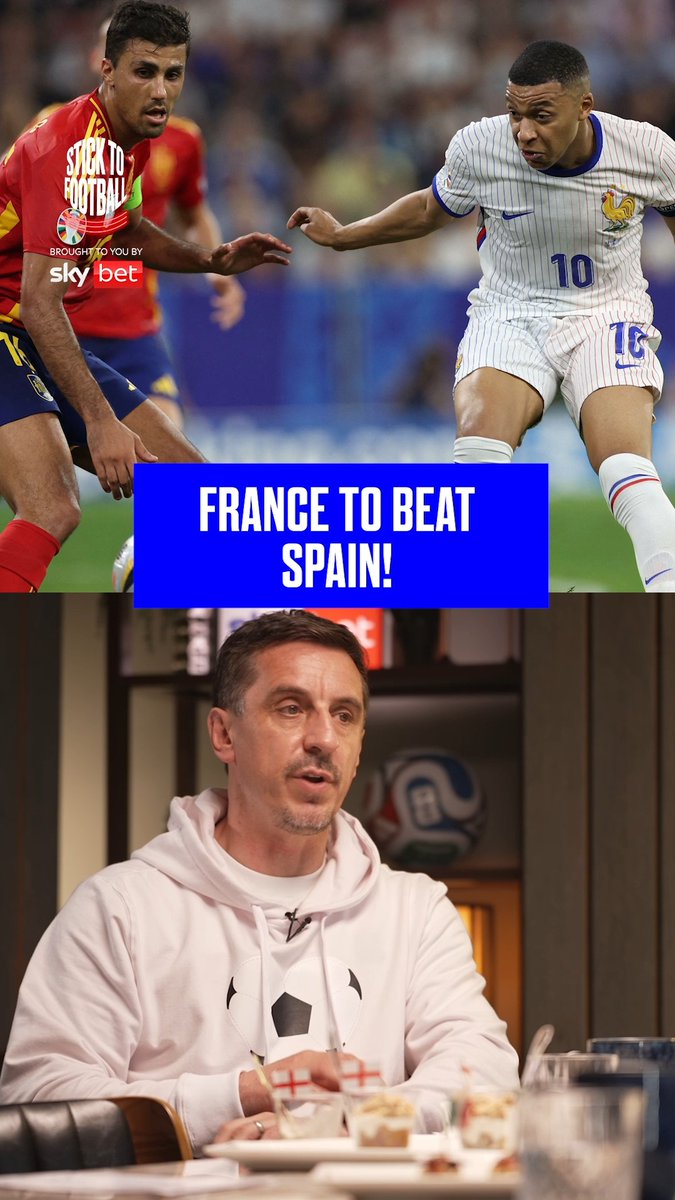 โI think France win this tournamentโ ๐ซ๐ท France vs Spain in the first semi-final this evening, Gary thinks France will go all the way! ๐