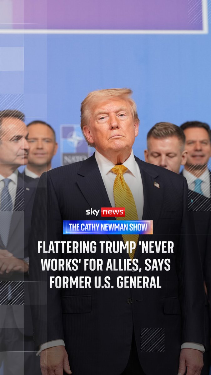 A former commander of the US army in Europe says "rolling over" for Donald Trump doesn't help US allies. Lt Gen Retired Ben Hodges speaks to Sky's Cathy Newman.
