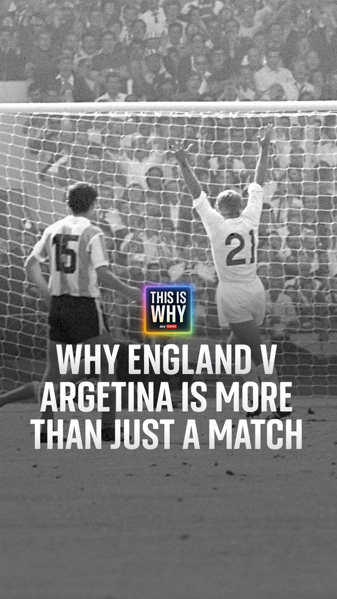 The England v Argentina match is about more than just football... 🏴🇦🇷 On #ThisIsWhy, Niall Paterson speaks to author Jonathan Wilson about the history between the two countries, and how much the Falklands War could impact the game. 🎧 Listen here: