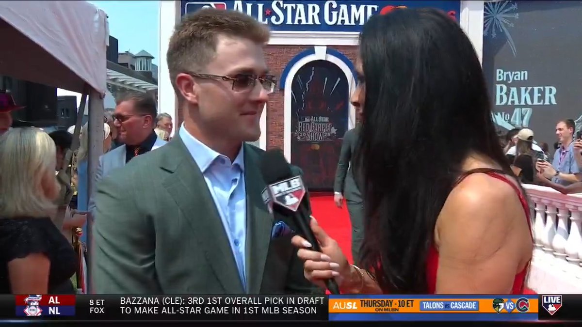 Kevin McGonigle grew up in Philly and is now cherishing every moment of his first All-Star Game after a great start to his career with the Detroit Tigers! 📺 Red Carpet Show presented by Mastercard