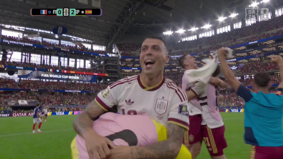 GRITADLO. CELEBRADLO. SOÑAD CON NOSOTROS PORQUE ESTO ES HISTORIA DE ESPAÑA 🇪🇸 SEÑORAS Y SEÑORES, ESTAMOS EN LA GRAN FINAL DEL MUNDIAAAAAAAL #DAZNMundial