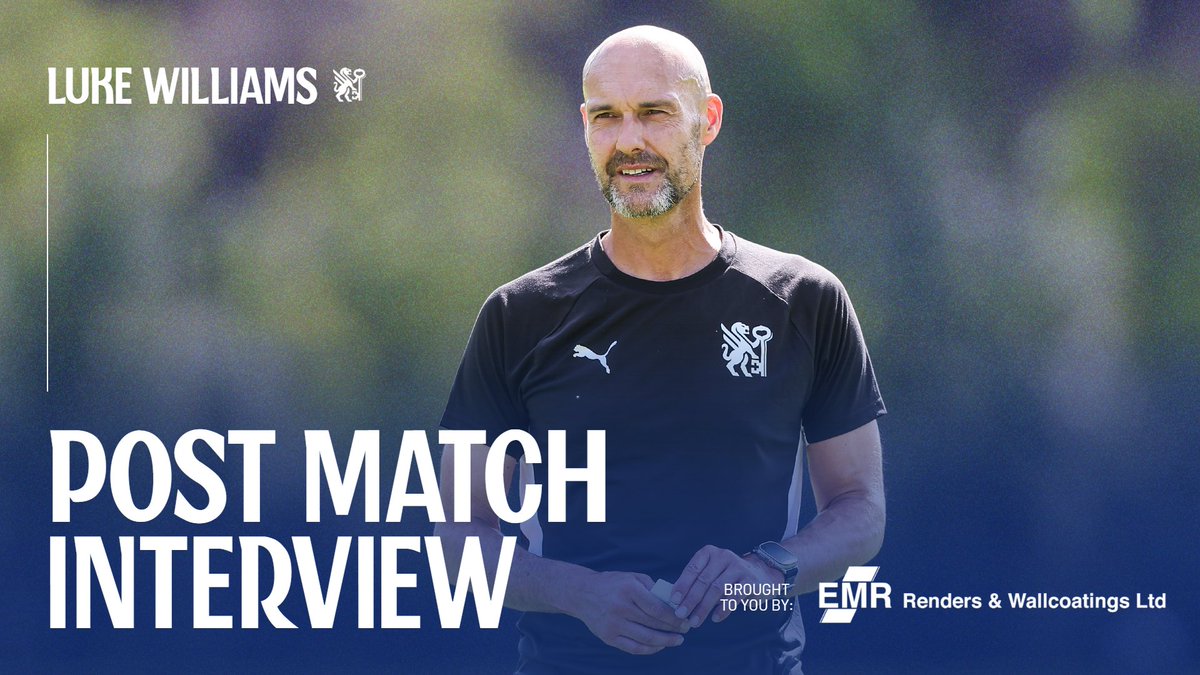 Manager Luke Williams gives his verdict on the first pre-season friendly and discusses the impact of some of the younger players in the squad. Post-match interviews brought to you by EMR Renders and Walllcoatings Ltd. #pufc