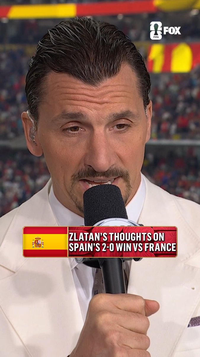 Zlatan gives his immediate reactions to Spain advancing to the FIFA World Cup Final Zlatan Ibrahimović