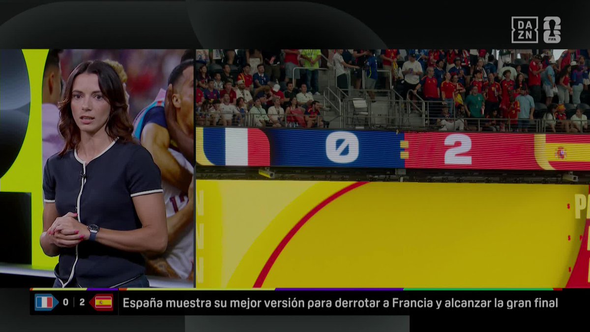 🗣️ Aitana Bonmatí: "Mucha gente pensaba que Francia era favorita, pero aquí está España para demostrar que no" #DAZNMundial