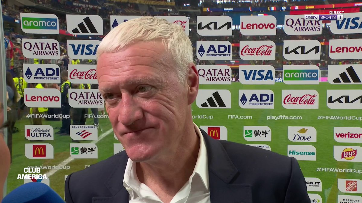 🏆🌎 #ClubAmerica 🇫🇷🇪🇸 Didier Deschamps : "Est-ce que l'arbitre a le niveau pour arbitrer une demi-finale de Coupe du Monde ?" #beINFWC2026