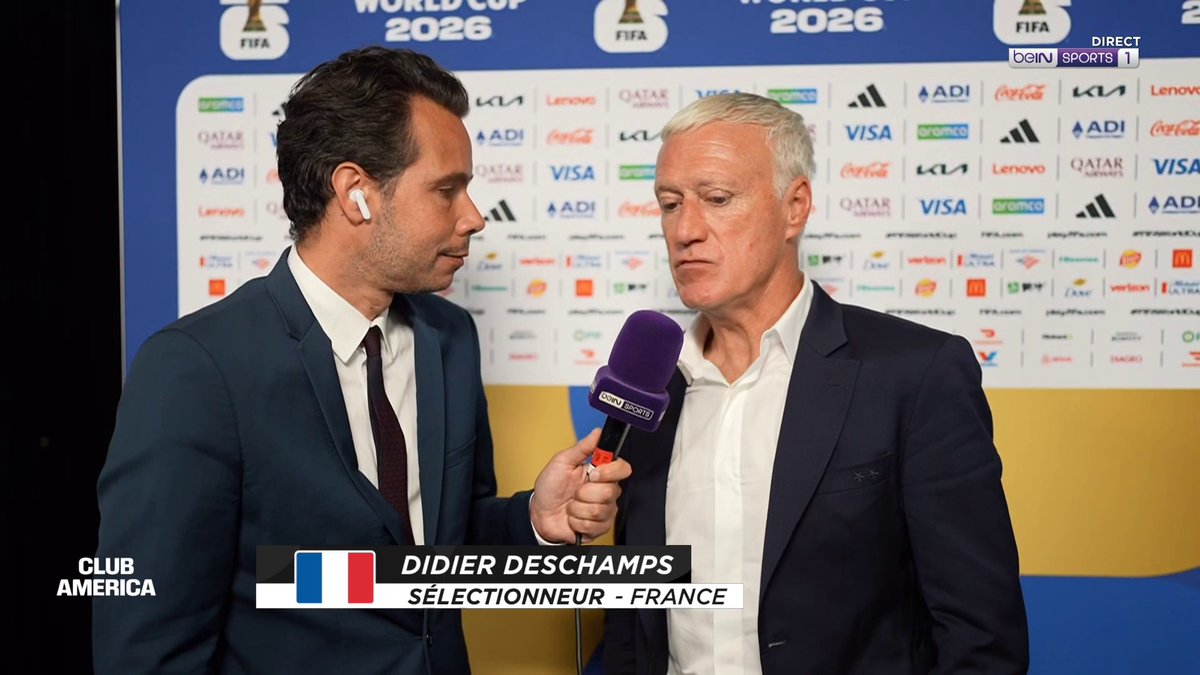 🏆🌎 #ClubAmerica 🇫🇷🇪🇸 Didier Deschamps : "Il aurait fallu qu'on soit au maximum, ça n'a pas été le cas" #beINFWC2026
